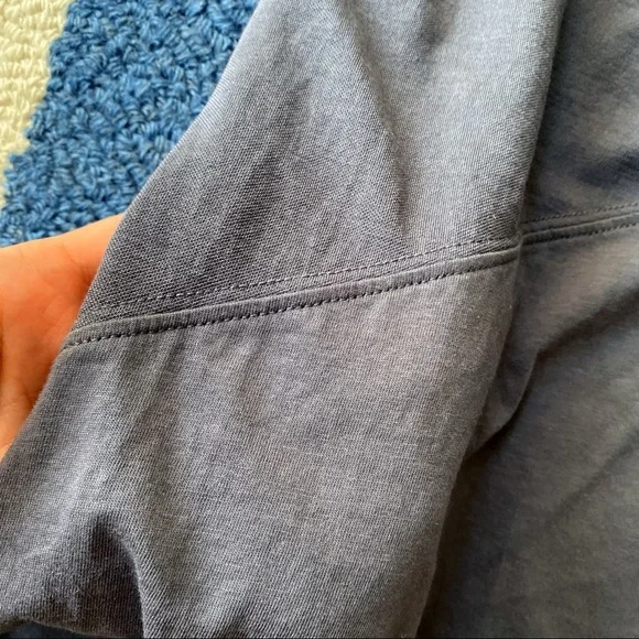 🐚 ZARA CONTEMPORARY MIDNIGHT BLUE LOOSE FIT PARTY SHEER MAXI DRESS! - Picture 10 of 12